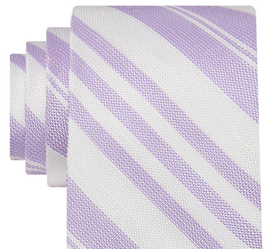 Tommy Hilfiger Men's Sullivan Multi Stripe Tie Purple Size Regular