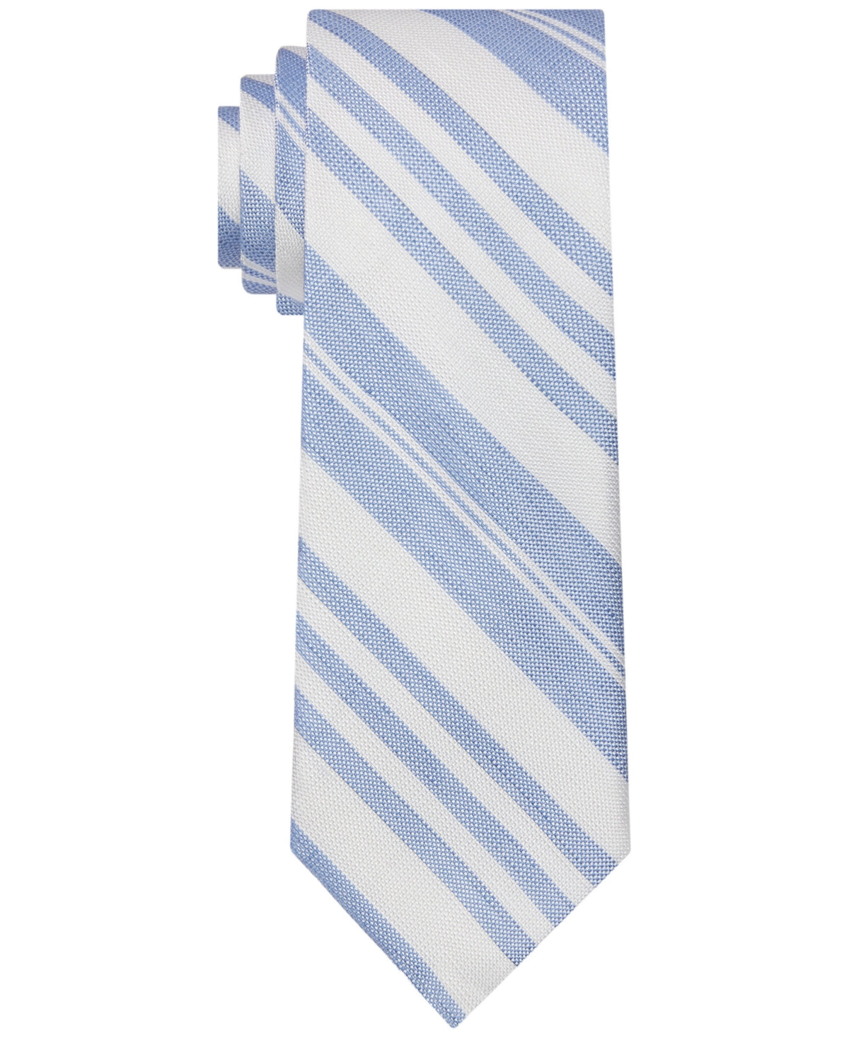 Tommy Hilfiger Men's Sullivan Multi-Stripe Tie Blue Size Regular
