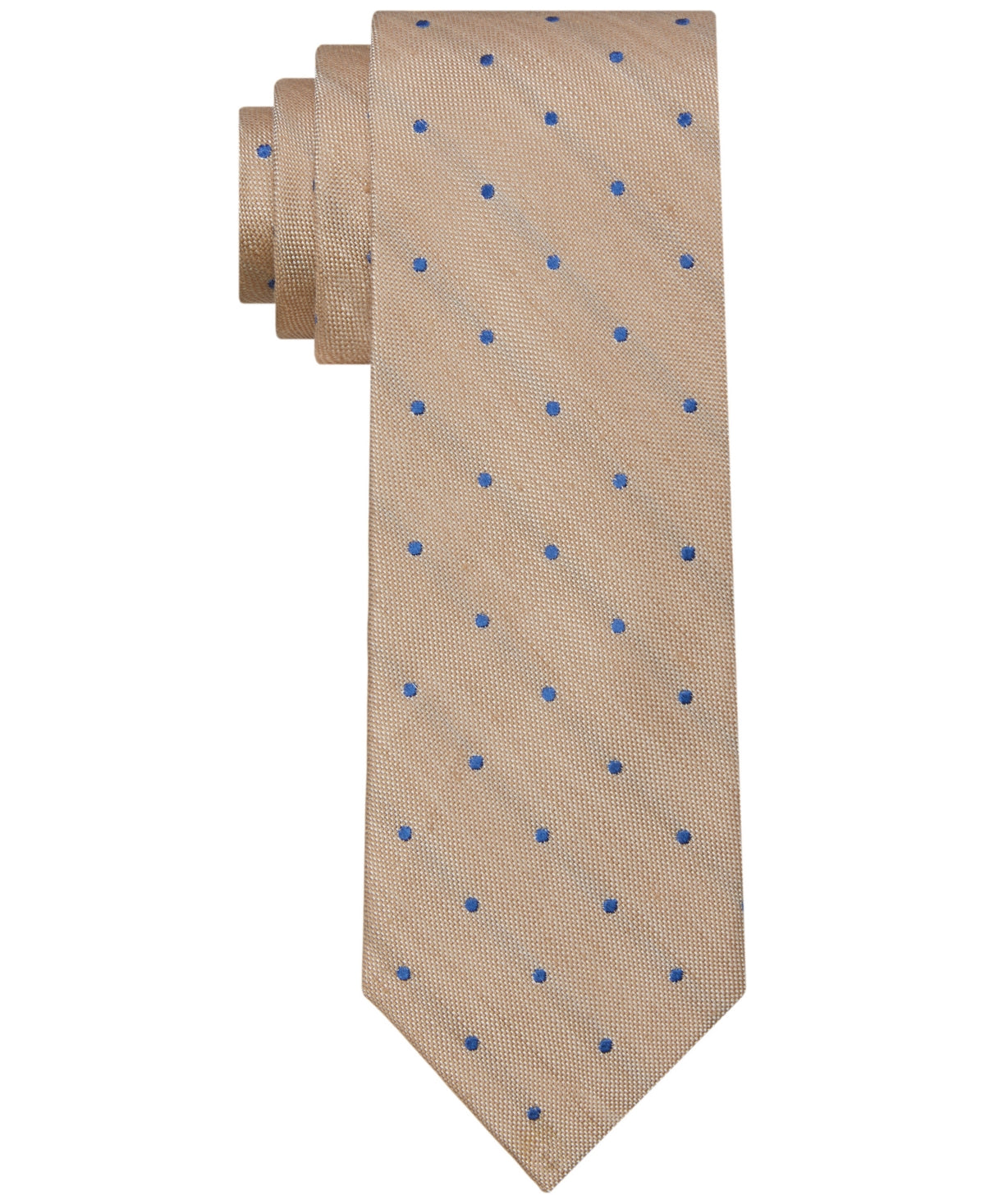 Tommy Hilfiger Men's Presley Dot Tie Brown Size Regular