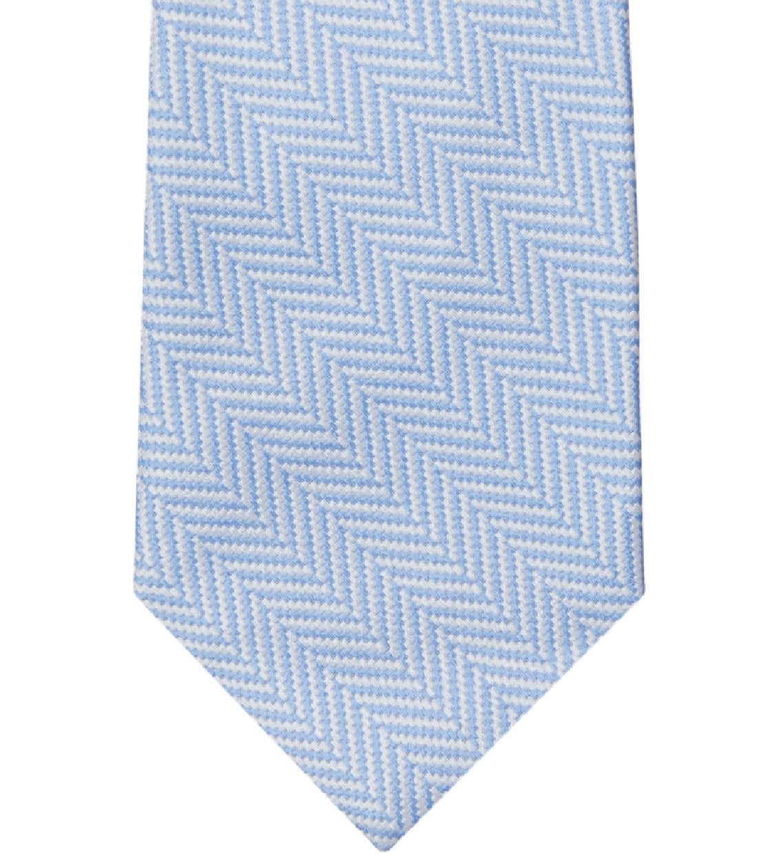 Tommy Hilfiger Men's Wide Newport Herringbone Tie Blue Size Regular