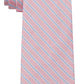 Tommy Hilfiger Men's Bristol Stripe Tie Pink Size Regular
