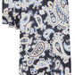 Tommy Hilfiger Men's Howard Classic Paisley Linen Tie Brown Size Regular