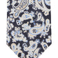 Tommy Hilfiger Men's Howard Classic Paisley Linen Tie Brown Size Regular