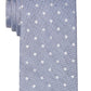 Calvin Klein Men's Dot Slim Tie Blue Size Regular