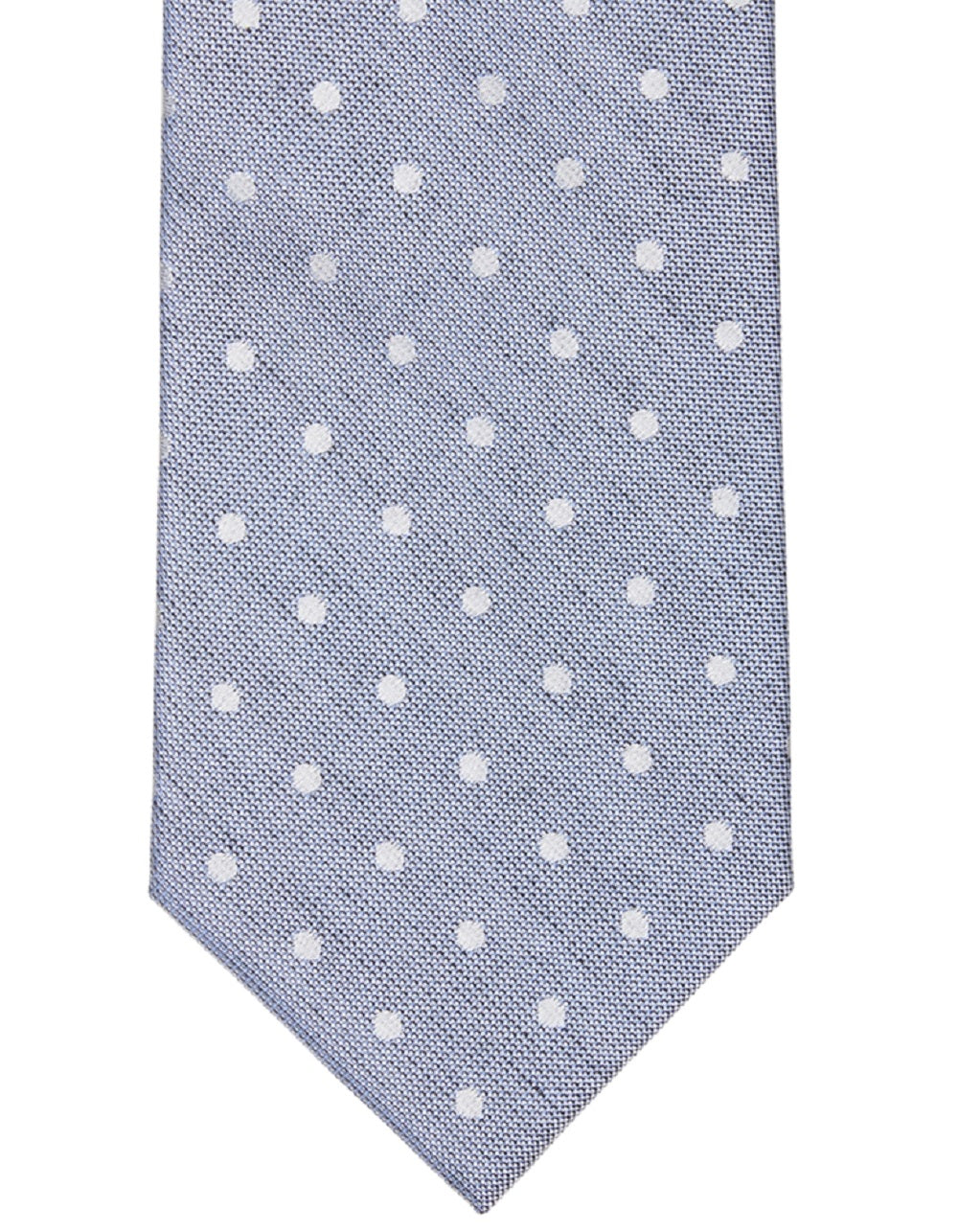 Calvin Klein Men's Dot Slim Tie Blue Size Regular