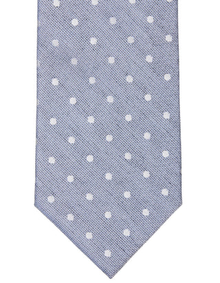 Calvin Klein Men's Dot Slim Tie Blue Size Regular