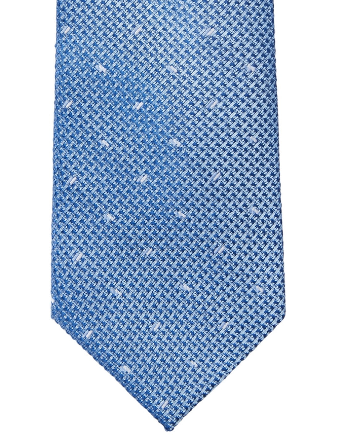 Michael Kors Men's Classic Rectangle Geo Tie Blue Size Regular