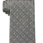Calvin Klein Men's Slim Chambray Square Neat Tie Gray Size Regular