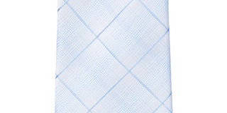 Calvin Klein Men's Shield Slim Geo Tie Blue Size One Size