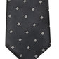 Calvin Klein Men's Linked Slim Neat Tie Black Size Regular