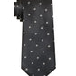 Calvin Klein Men's Linked Slim Neat Tie Black Size Regular