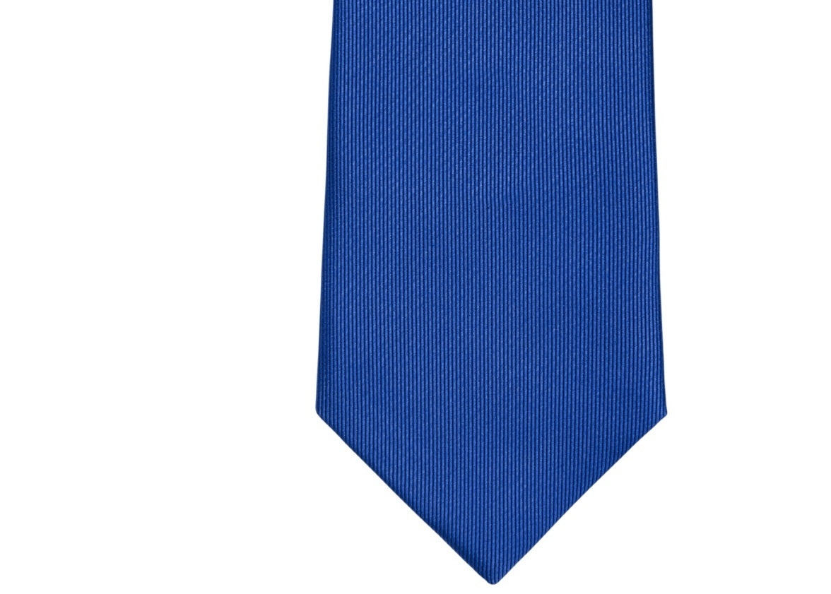 Calvin Klein Men's Unison Skinny Solid Tie Blue Size Regular