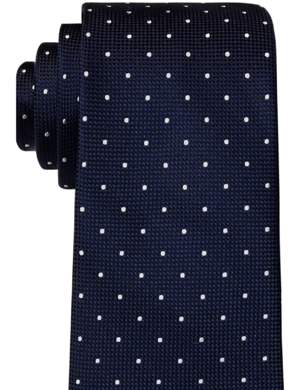 Tommy Hilfiger Men's Metcalf Classic Dots Silk Tie Blue Size Regular
