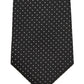 Calvin Klein Men's Slim Textured Dobby Dot Tie Black Size Regular