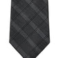 Calvin Klein Men's Line Grid Tie Gray Size Regular