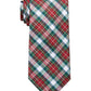Tommy Hilfiger Men's Tartan Plaid Tie Red Size Regular