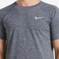 Nike Men's Hydroguard Moisture Wicking Heather Top Gray Size XXX-Large