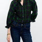 Sister Mary - Women's Rosa Plaid Trimmed Shirt