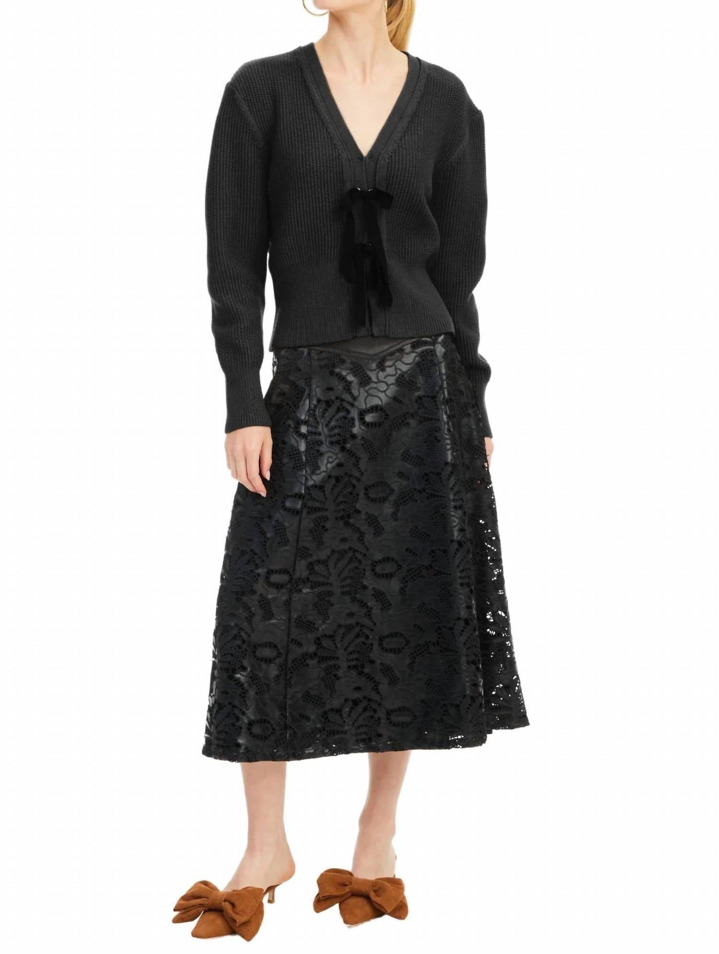 Allison New York - Soho Ribbed Cardigan