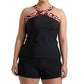Always For Me - Plus Size Traycee Criss Cross Underwire Tankini Top