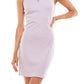 Planet Gold Junior's Rib Knit Collared Bodycon Dress Purple Size X-Large