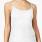 Planet Gold Junior's Spaghetti Strap Tank Top White Size X-Large