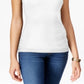 Planet Gold Junior's Spaghetti Strap Tank Top White Size X-Large