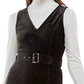 Planet Gold Junior's Belted Sweater & Dress Set Black Size Large
