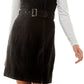 Planet Gold Junior's Belted Sweater & Dress Set Black Size Large