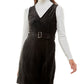 Planet Gold Junior's Belted Sweater & Dress Set Black Size Large