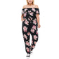 Planet Gold Women's Off The Shoulder Jumpsuit Black Size 3X
