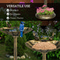 Outsunny 32' Antique Bird Bath with Pedestal Flower Planter Base