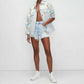 7 For All Mankind - Cut Off Embroidered Shorts