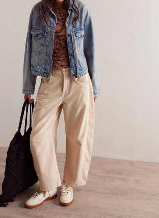 Free People - Good Luck Cord Barrel Jeans