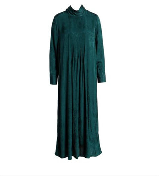 Topshop - Animal Print Jacquard Midi Dress