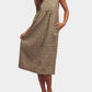 Amente - Back Tie Midi Dress