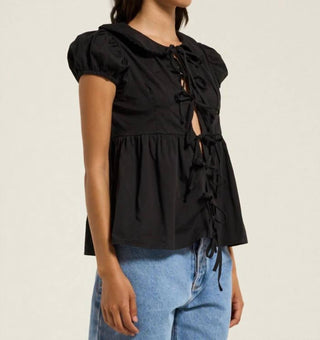 Allina Liu - Winona Tie Blouse