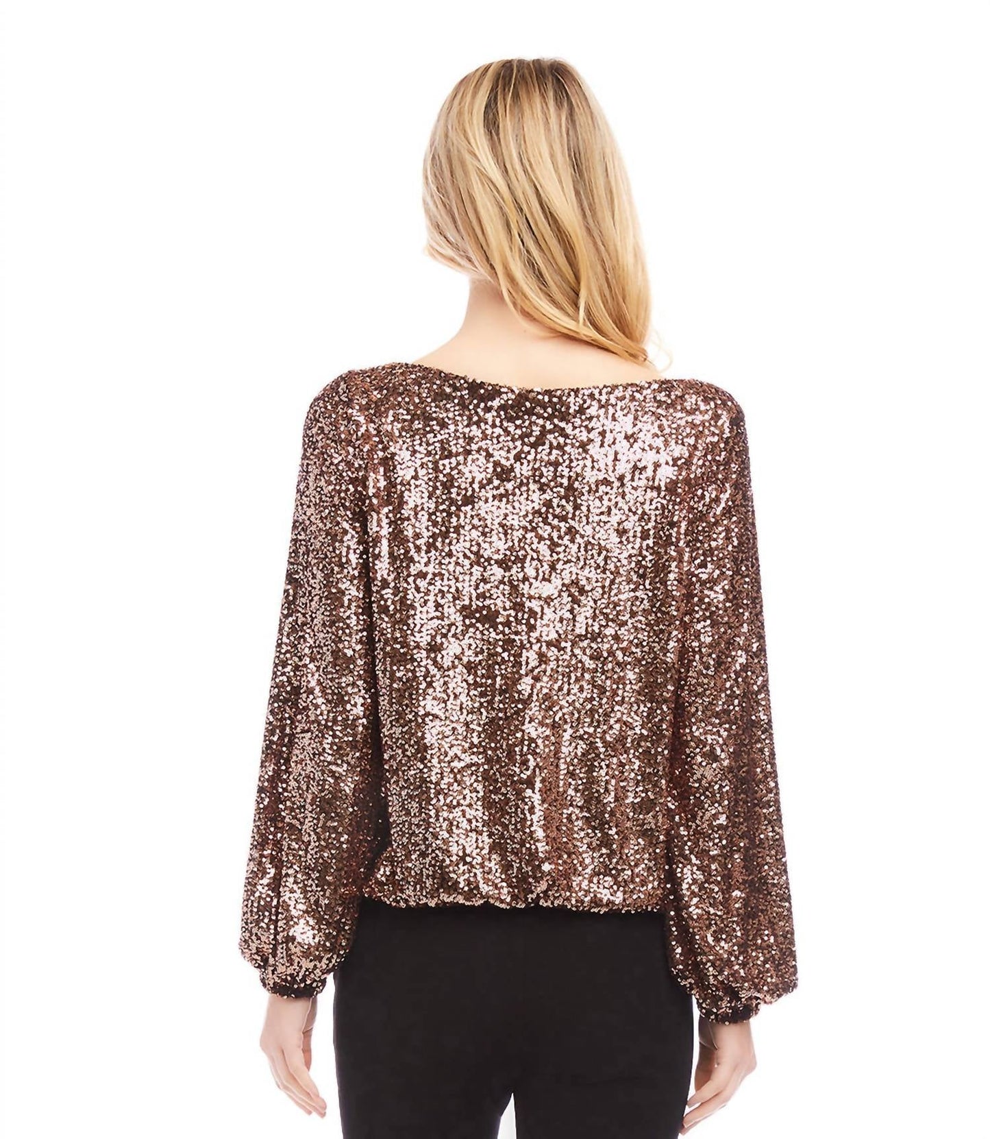 Karen Kane - Sequin Boatneck Top