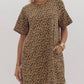 Entro - Fabulously Wild Leopard Swing Mini Dress