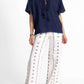 Johnny Was - Wide Leg Embroidered Trouser