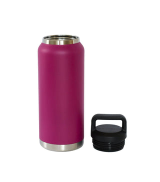 Creative Gifts International - Stainless Steel Twist-Off Cap Water Bottle