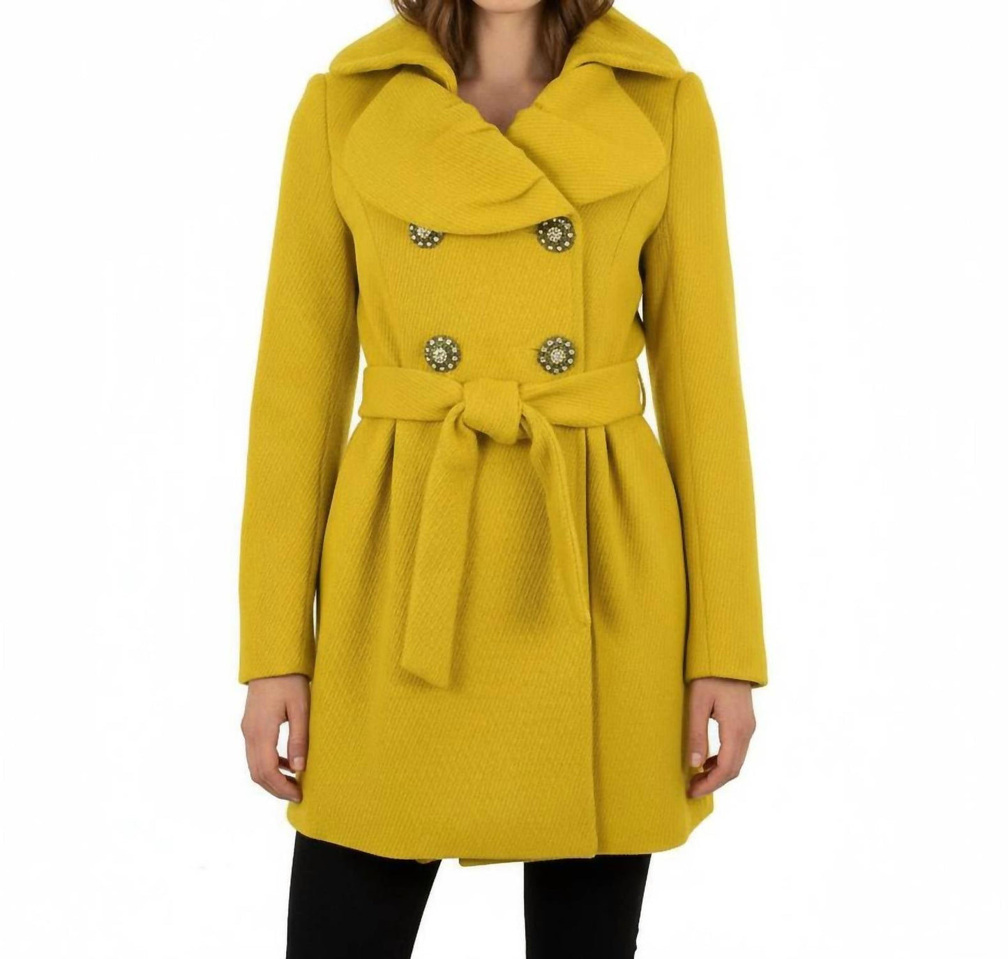 Ci Sono By Cavalini - Double Breasted Coat