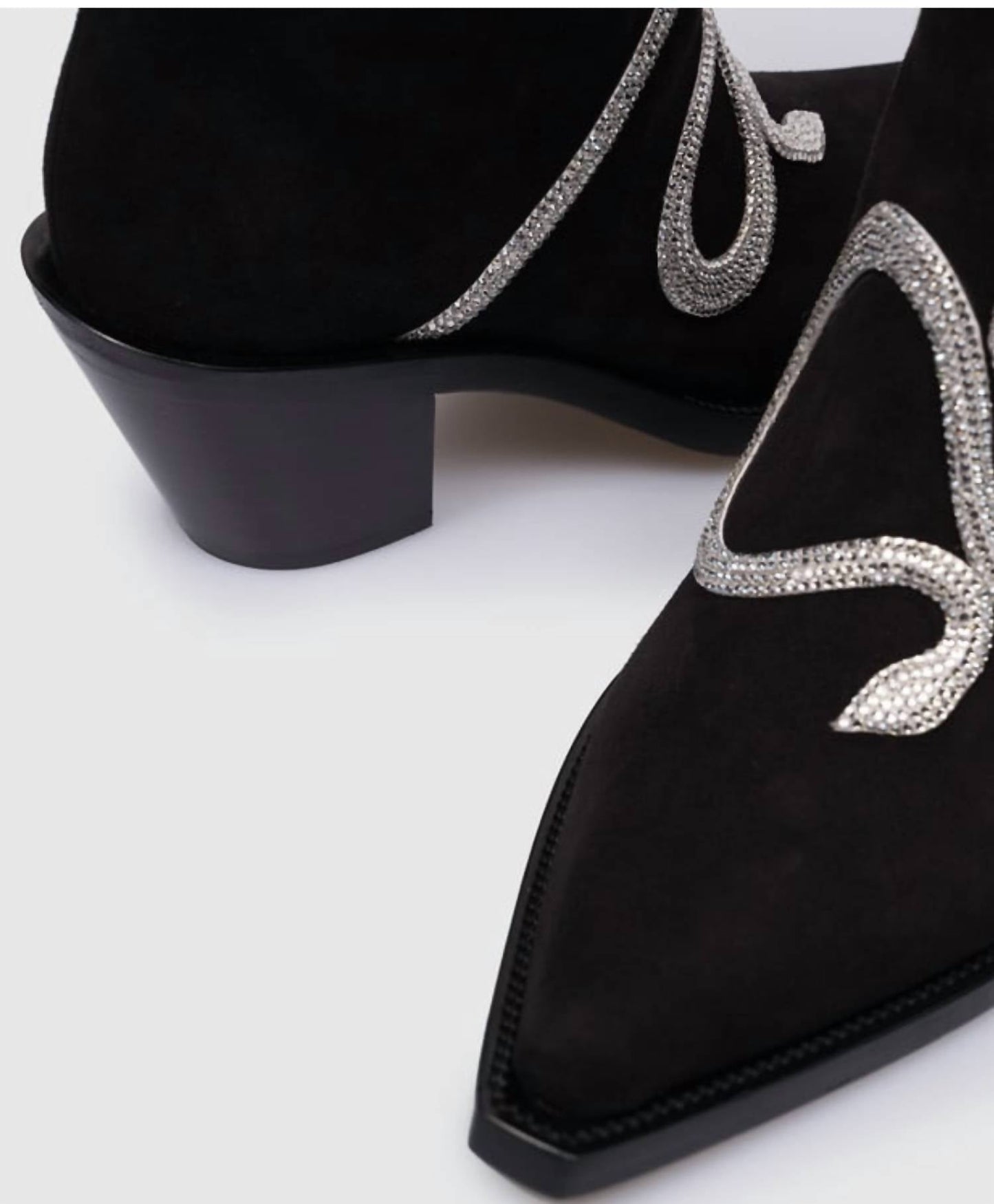 Rene Caovilla - Jeweled Snake Strass 65mm Wester Boot