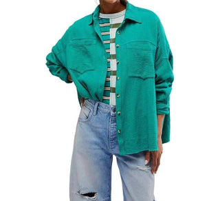 Free People - Cardiff Button Front Top