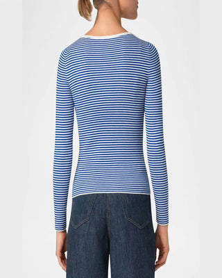 Akris Punto - Merino Sailor Stripe Round Neck Sweater