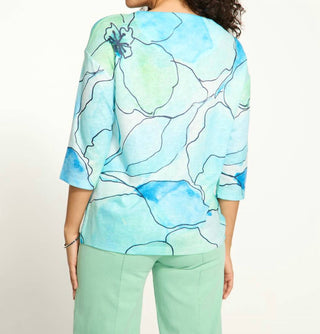 Fdj - Drop Shoulder Boat Neck Top