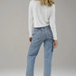 Lna - Long Sleeve Rib Crew Tee