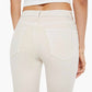 Mother - Women's Mid Rise Smoking Double Flood Cats And Dogs Tapioca