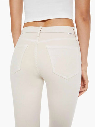 Mother - Women's Mid Rise Smoking Double Flood Cats And Dogs Tapioca