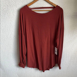 Free People - Shimmy Shake Open Back Oversized Top